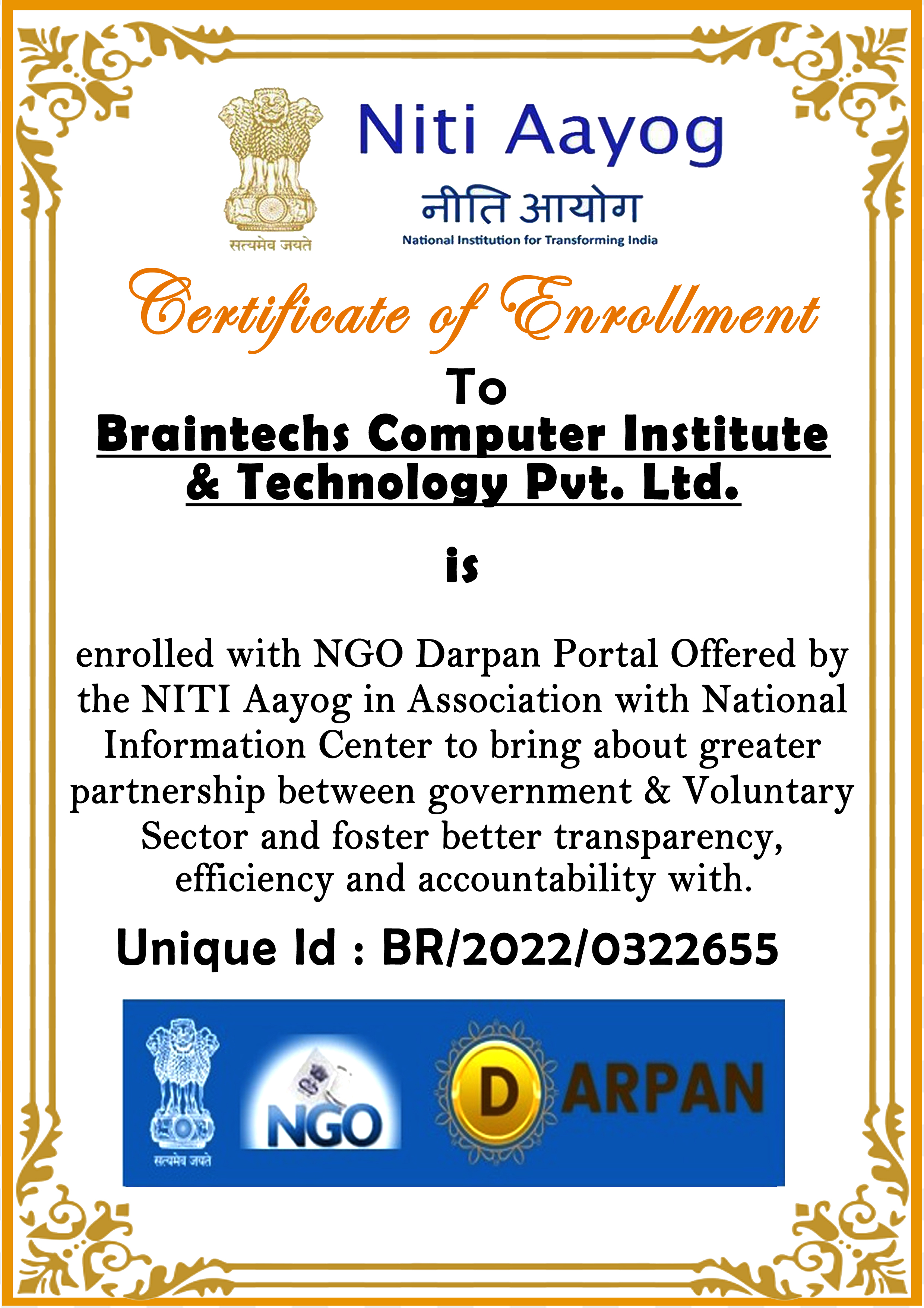 Braintechs computer Institute And Technology Pvt. Ltd.